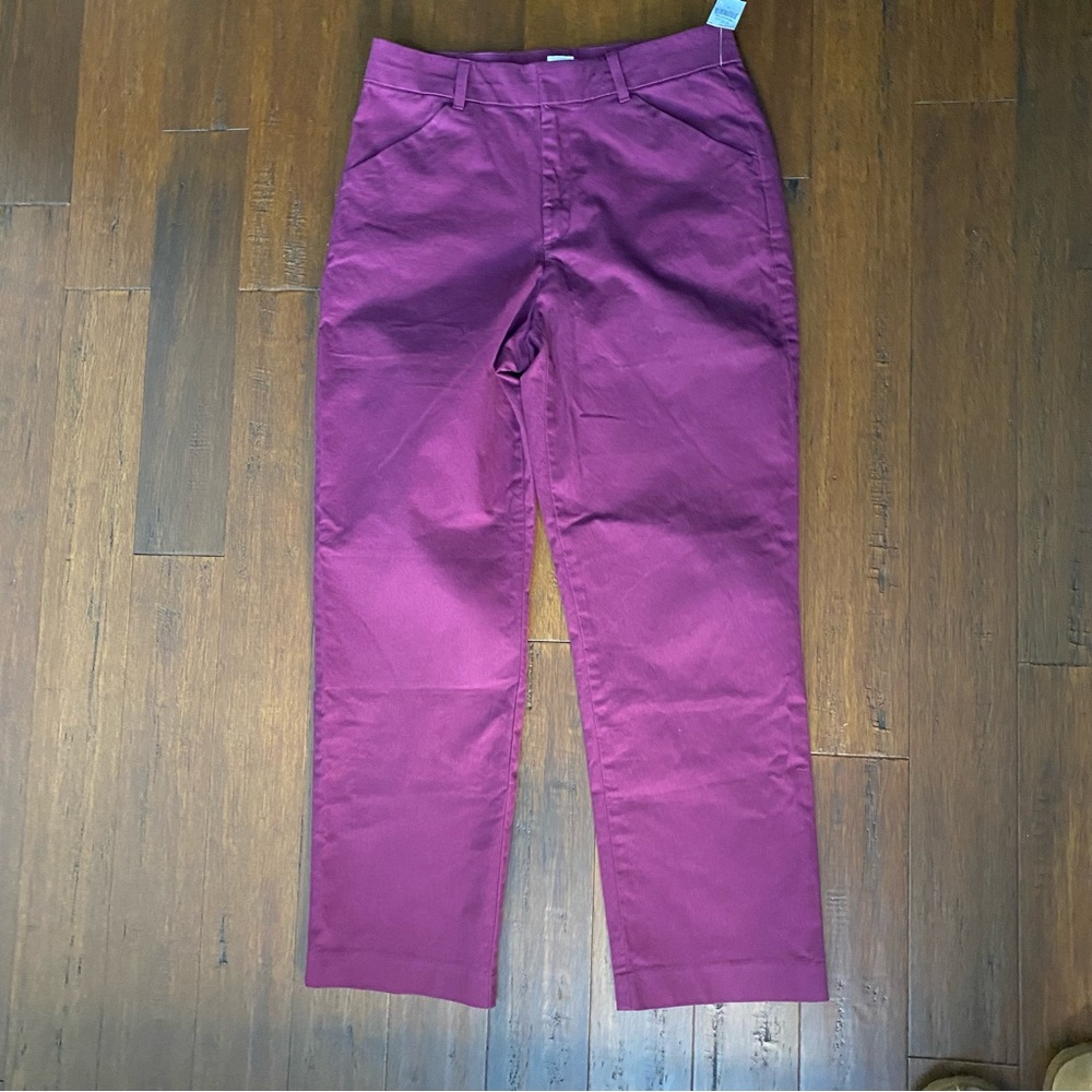 Gap Maroon Slim Ankle Khaki